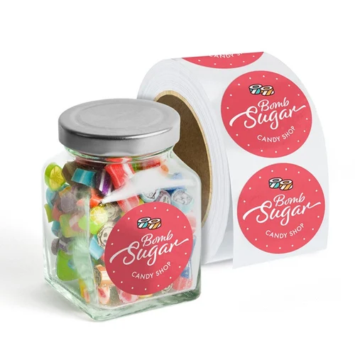 Jar Printed Stickers